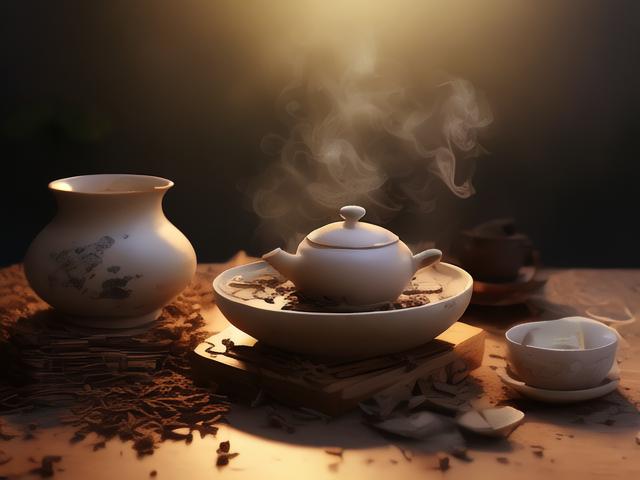 夜深人静茗香忆,清风伴梦渡流年