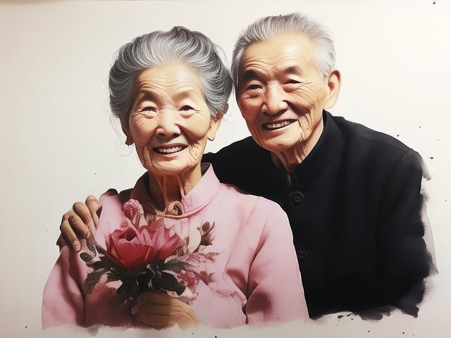 “共绘往昔情，岁月深情回首，白头偕老愿541”