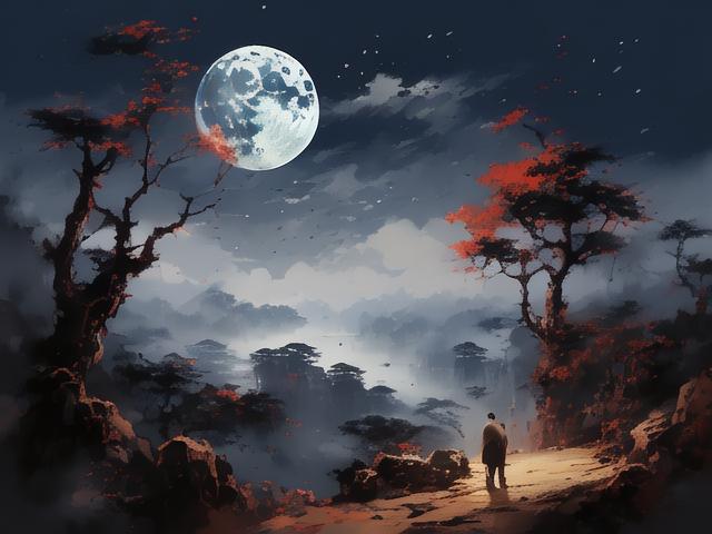 《几时休？月如钩，旧年往事难忘留》