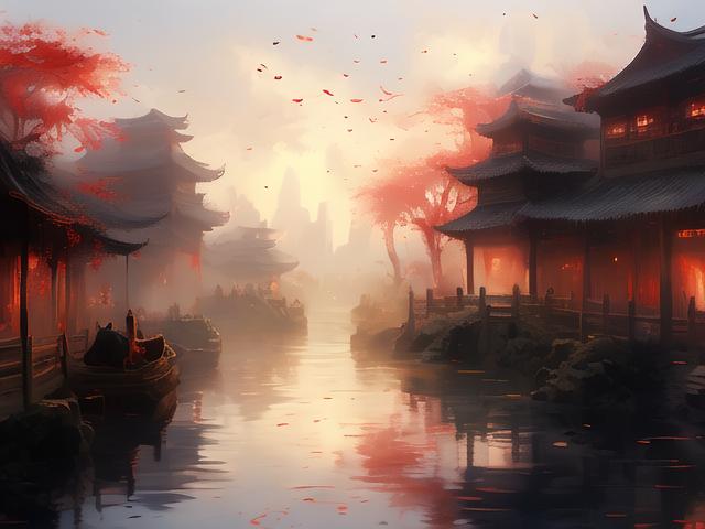 《叹人生若梦，烟逝水年情》